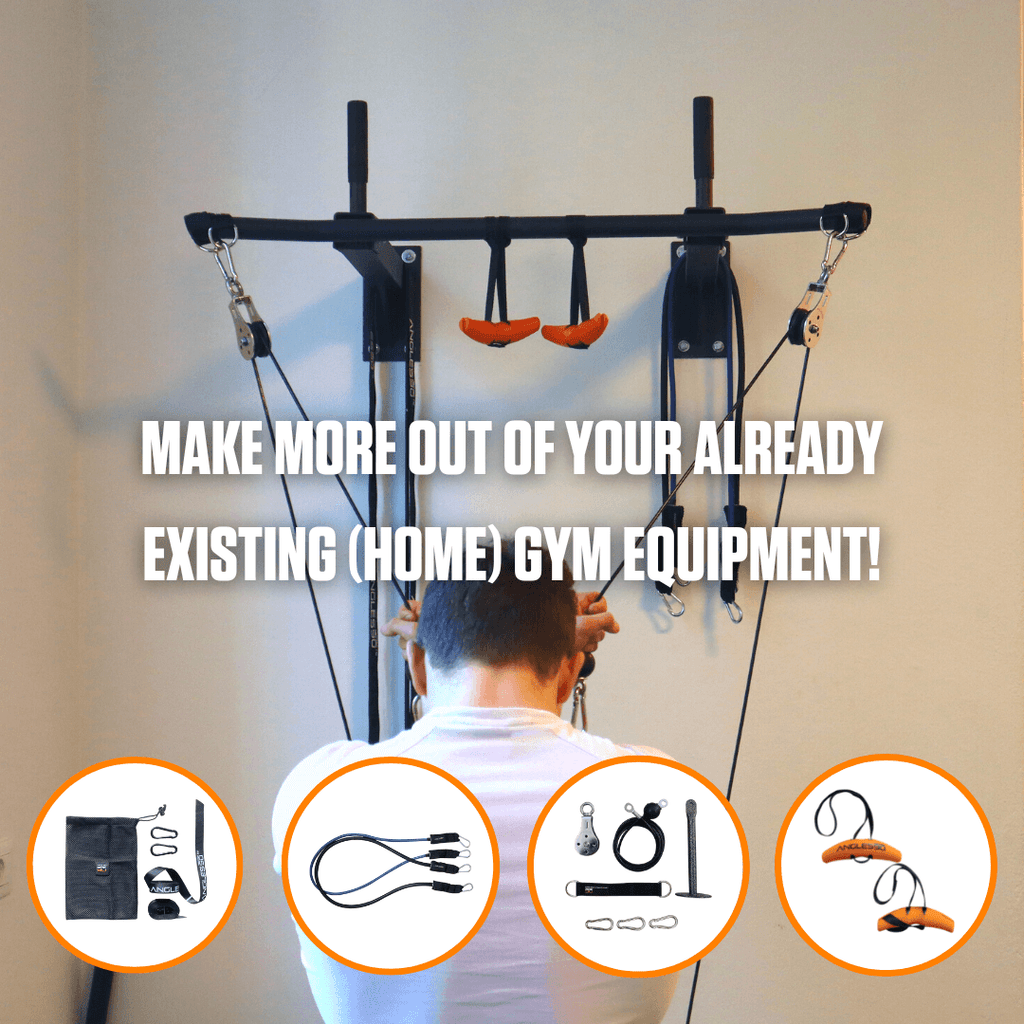 Maximize your workout: optimize your home gym with A90 Full Set Resistance Bands, versatile fitness accessories!